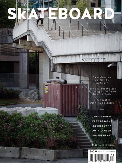 SBC Skateboard Vol 16 Issue 2 2014