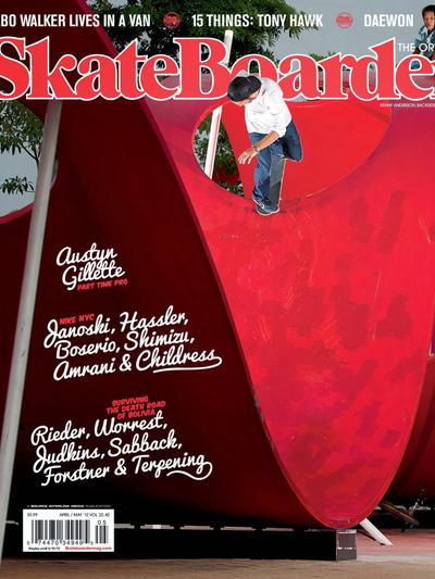 Skateboarder April May 2012