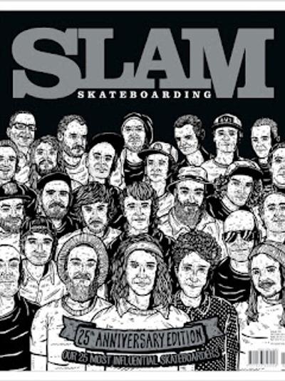 Slam Skateboarding December January 2013