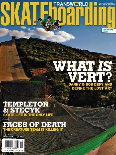 Transworld Skateboarding August 2008
