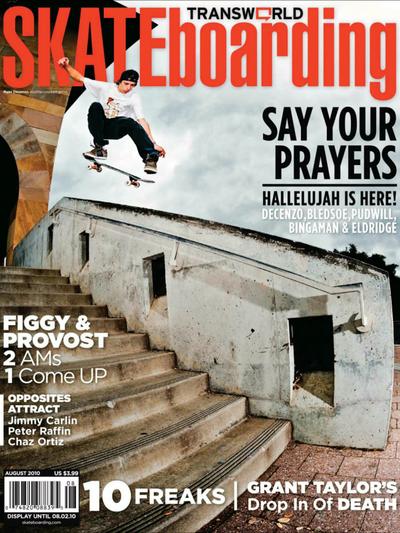 Transworld Skateboarding August 2010
