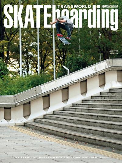 Transworld Skateboarding January 2015