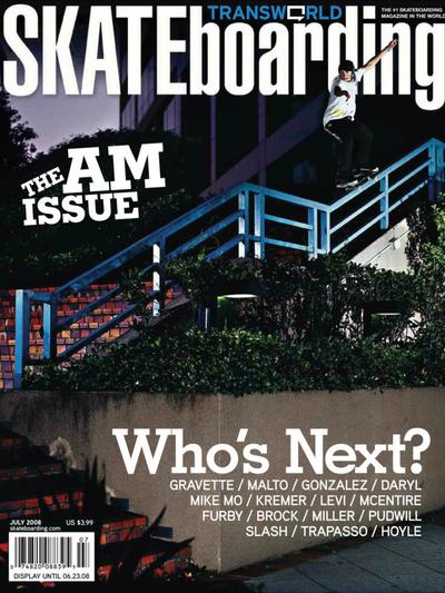 Transworld Skateboarding July 2008