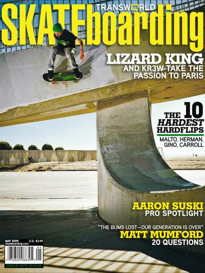 Transworld Skateboarding May 2009