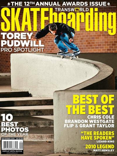 Transworld Skateboarding September 2010